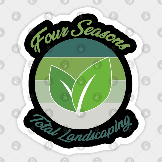 Four Seasons Total Landscaping Sticker by Crazy Shirts For All